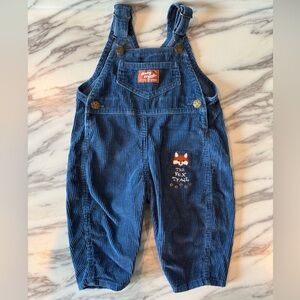 vintage ✨ OshKosh Corduroy Fox Overalls